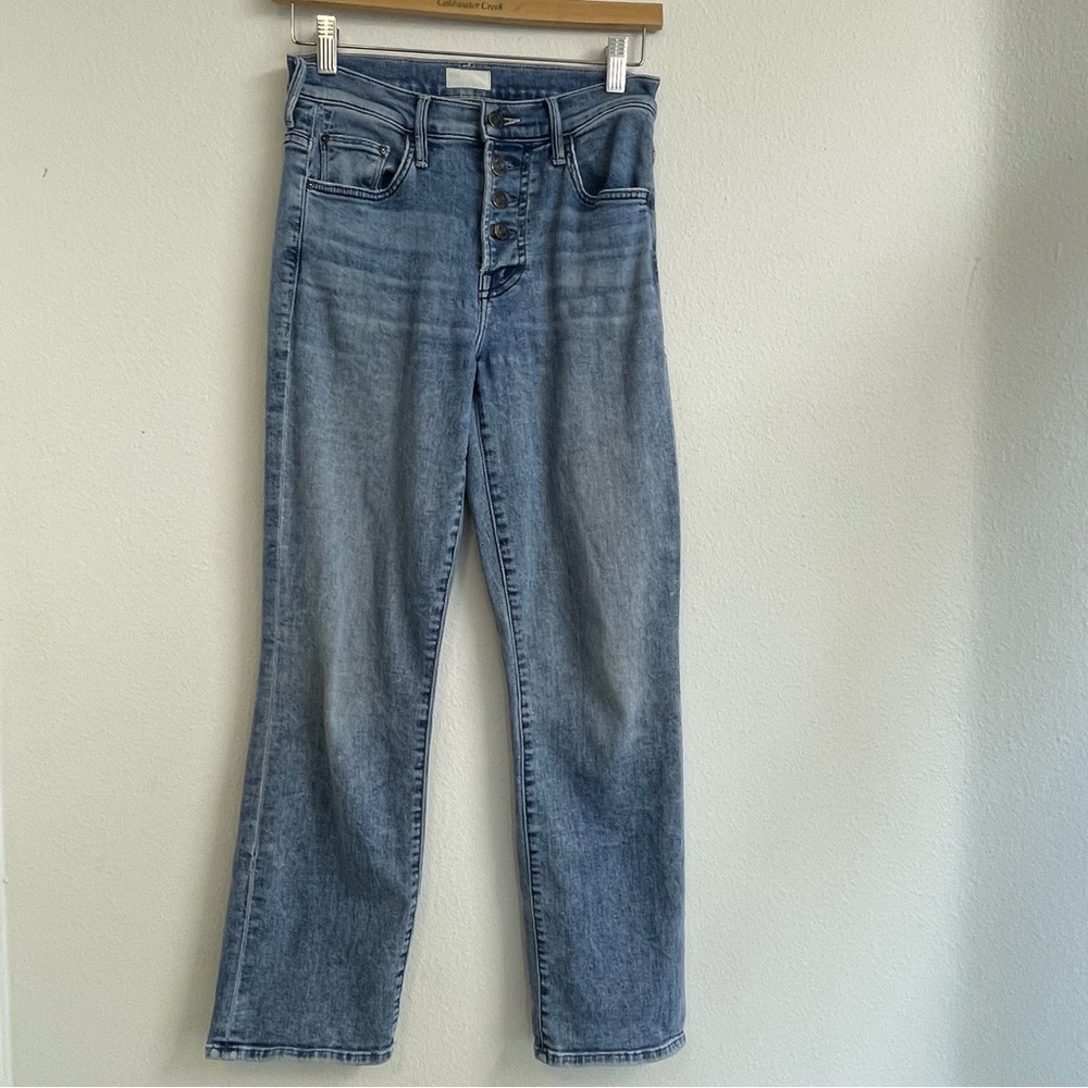 MOTHER Jeans size 24 The Pixie Insider Ankle The Group Bathing Wash Button Fly - Picture 4 of 16